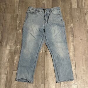 Frye Light Blue Women's Straight Leg Jeans